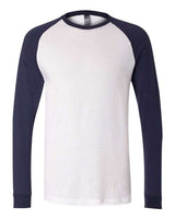 BELLA + CANVAS - Men's Long Sleeve Jersey Baseball Tee - 3000