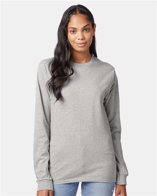 Hanes - Unisex Authentic Long Sleeve T-Shirt - 5586