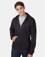 Hanes - Unisex EcoSmart® Full-Zip Hooded Sweatshirt - P180