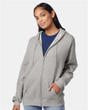 Hanes - Unisex EcoSmart® Full-Zip Hooded Sweatshirt - P180