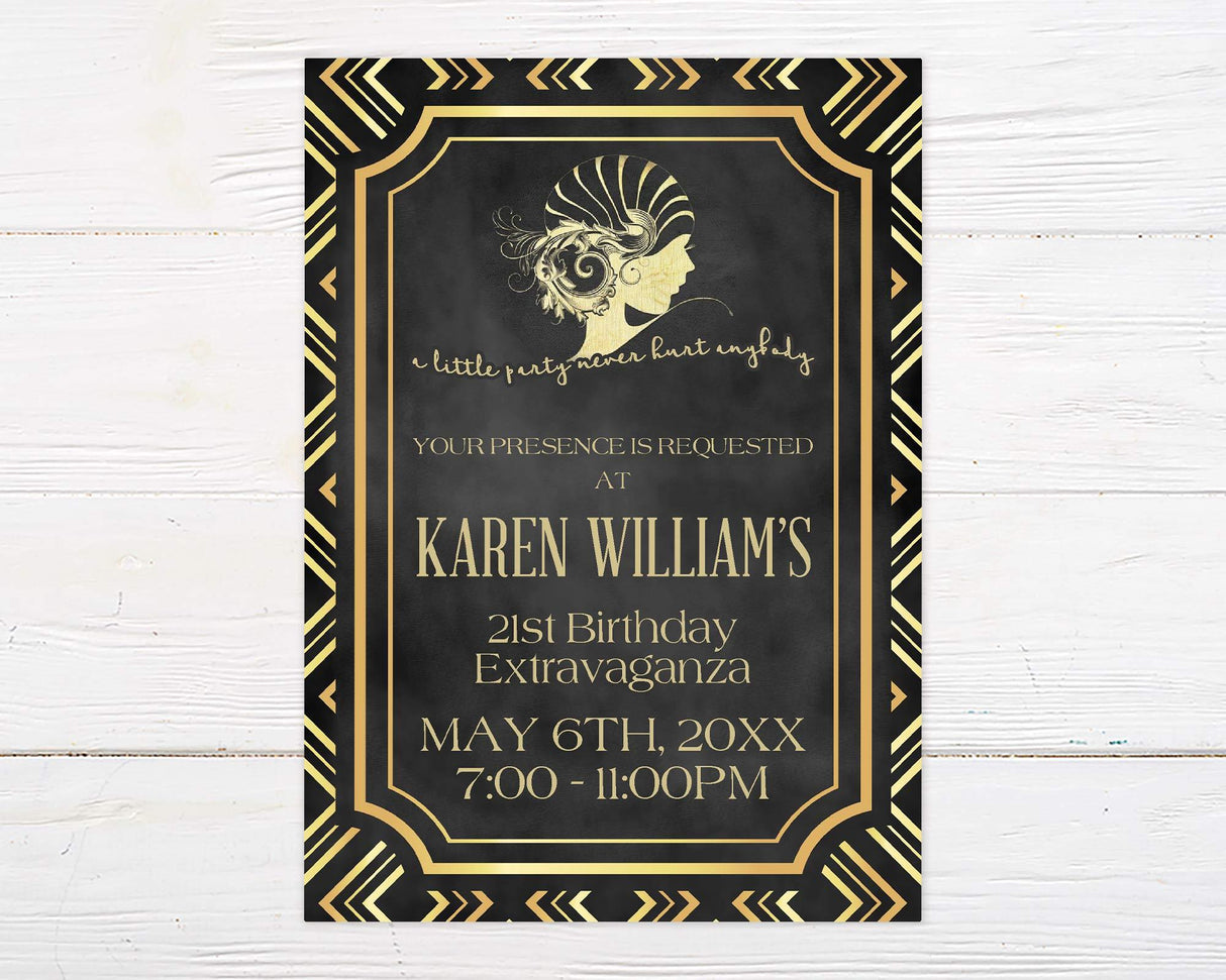 20's Party Invitation - goprintplus