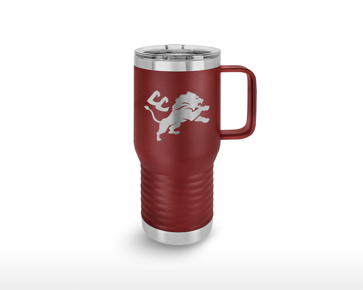 Polar Camel 20 oz Travel Mug with Handle
