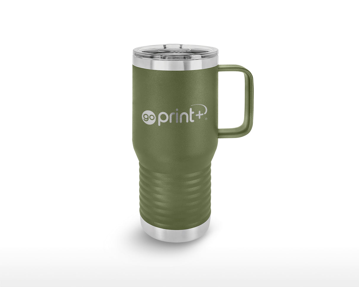 Polar Camel 20 oz Travel Mug with Handle