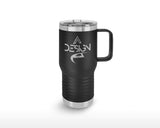 Polar Camel 20 oz Travel Mug with Handle