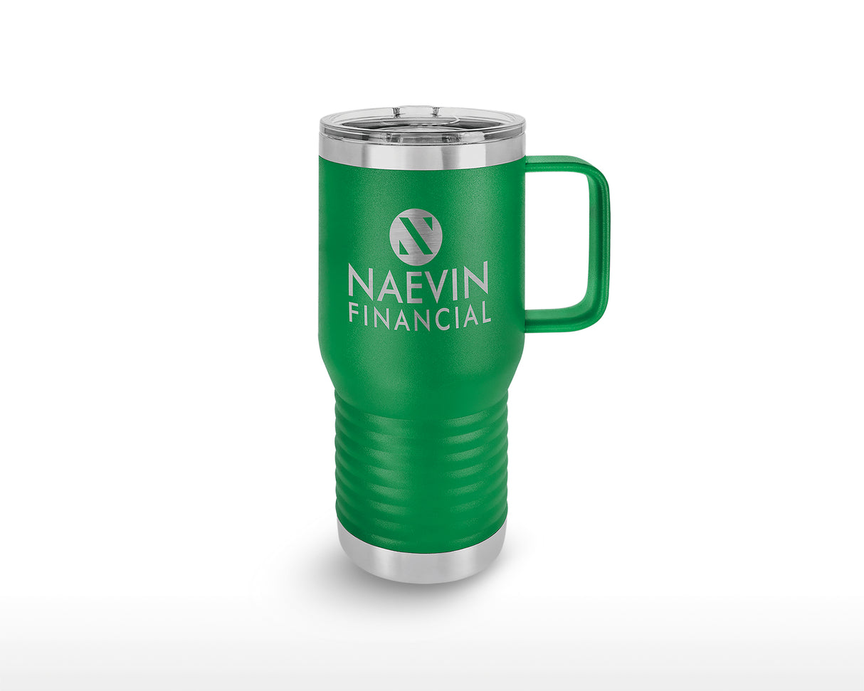 Polar Camel 20 oz Travel Mug with Handle
