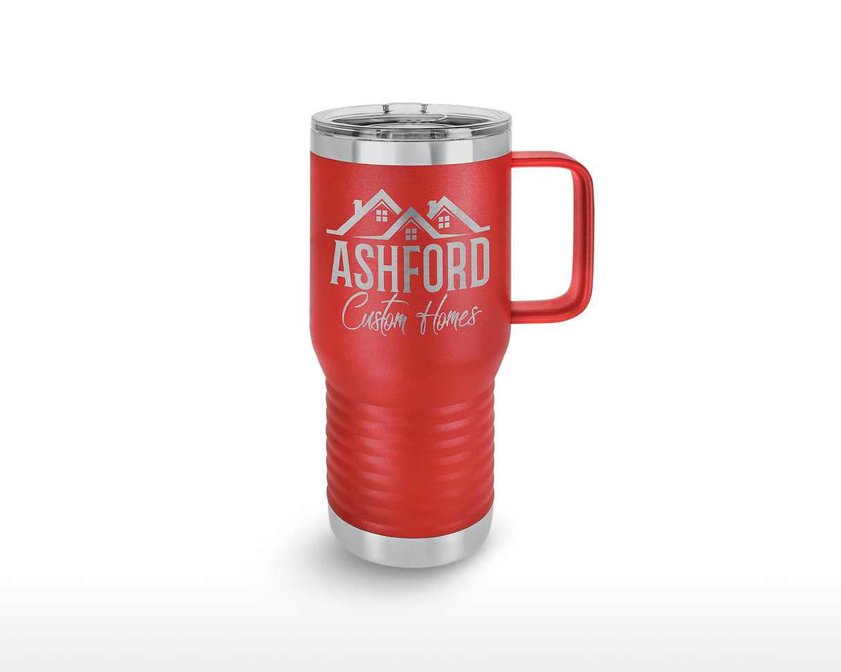 Polar Camel 20 oz Travel Mug with Handle