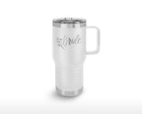 Polar Camel 20 oz Travel Mug with Handle