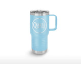 Polar Camel 20 oz Travel Mug with Handle