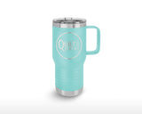 Polar Camel 20 oz Travel Mug with Handle