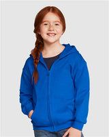 Gildan - Youth Heavy Blend™ Full-Zip Hooded Sweatshirt - 18600B