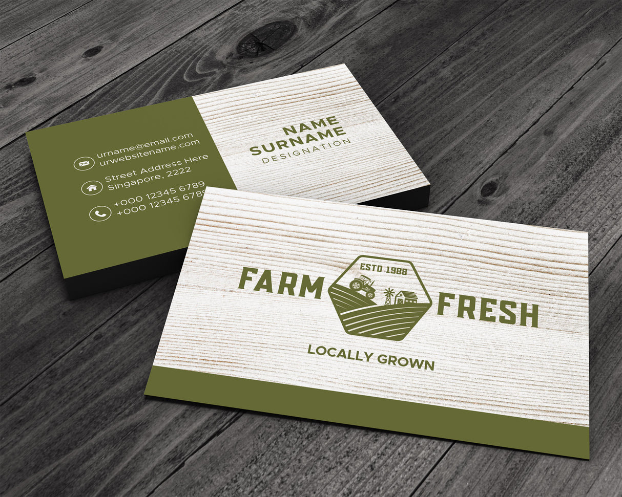 Farm Fresh Produce - Single or Double Sided