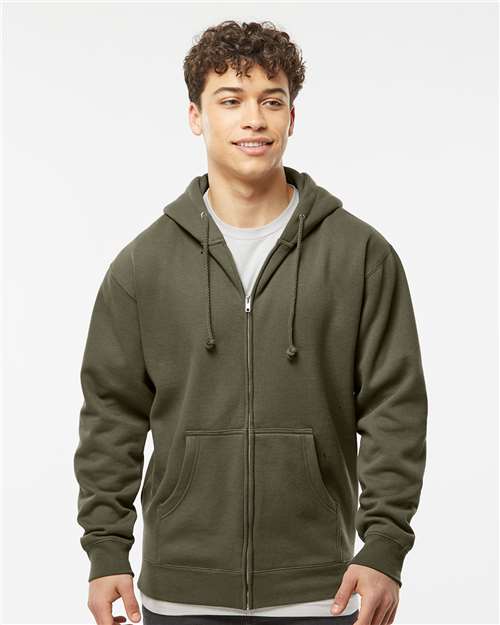Unisex Heavyweight Full-Zip Hooded Sweatshirt