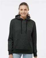 J. America - Women’s Glitter French Terry Hooded Sweatshirt - 8860J