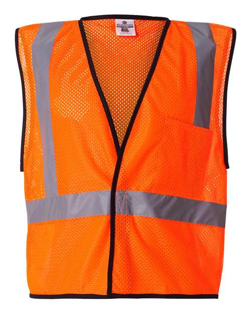 Kishigo - Unisex Economy Single Pocket Hook-and-Loop Mesh Vest - 1193-1194
