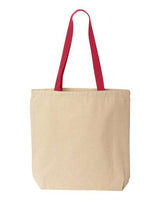 Liberty Bags - Natural Tote with Contrast-Color Handles - 8868