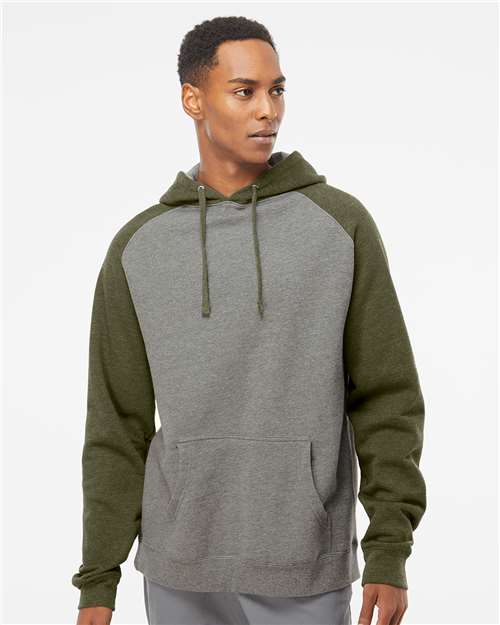 Independent Trading Co. - Unisex Raglan Hooded Sweatshirt - IND40RP