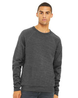 BELLA + CANVAS - Unisex Sponge Fleece Raglan Crewneck Sweatshirt - 3901