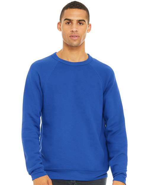BELLA + CANVAS - Unisex Sponge Fleece Raglan Crewneck Sweatshirt - 3901