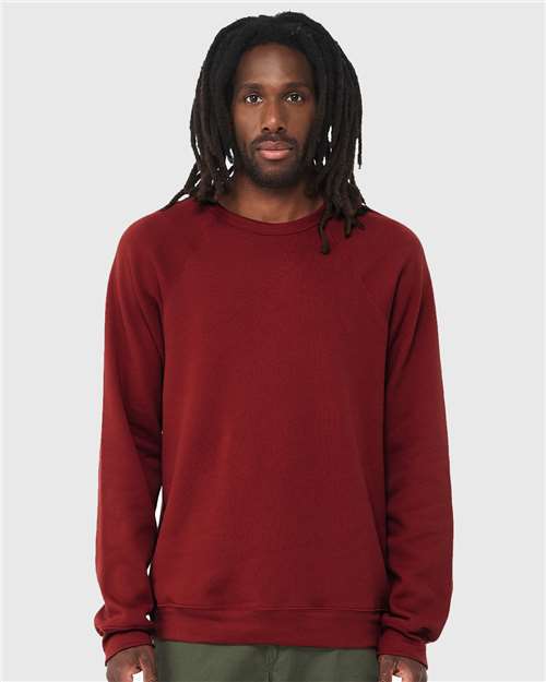 BELLA + CANVAS - Unisex Sponge Fleece Raglan Crewneck Sweatshirt - 3901