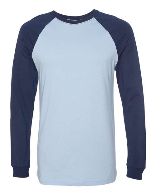 BELLA + CANVAS - Men's Long Sleeve Jersey Baseball Tee - 3000