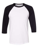 BELLA + CANVAS - Unisex Three-Quarter Sleeve Baseball Tee - 3200C