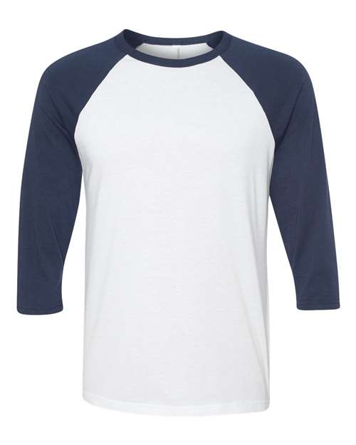 BELLA + CANVAS - Unisex Three-Quarter Sleeve Baseball Tee - 3200C