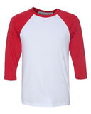 BELLA + CANVAS - Unisex Three-Quarter Sleeve Baseball Tee - 3200C