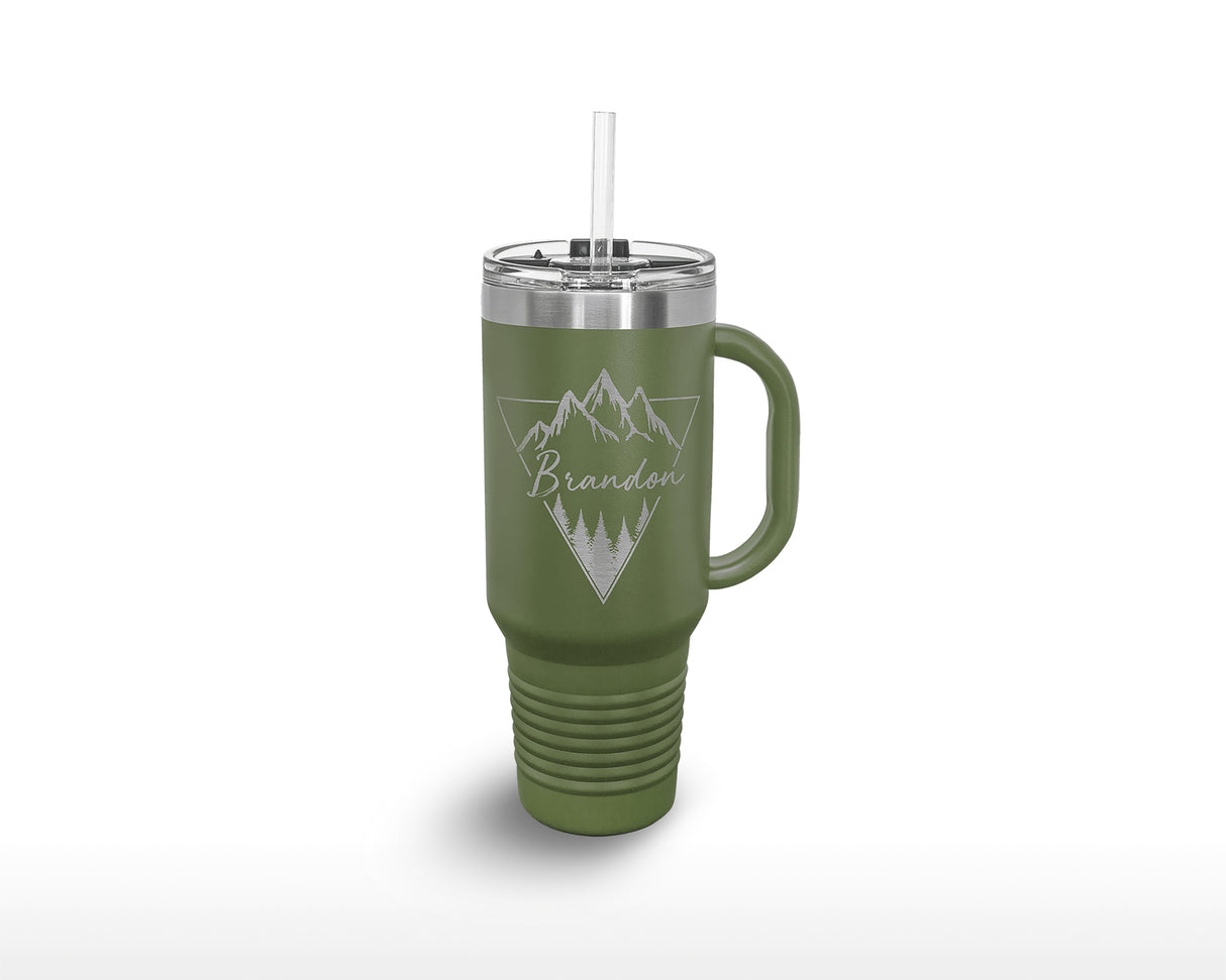 Polar Camel 40 oz Travel Mug with Handle