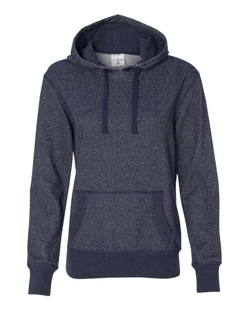 J. America - Women’s Glitter French Terry Hooded Sweatshirt - 8860J