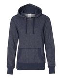 J. America - Women’s Glitter French Terry Hooded Sweatshirt - 8860J