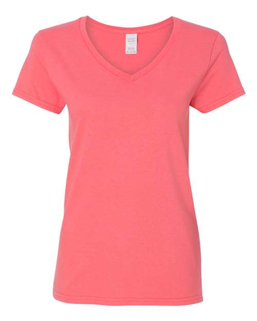 Gildan - Women's Heavy Cotton™ V-Neck T-Shirt - 5V00L