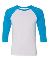BELLA + CANVAS - Unisex Three-Quarter Sleeve Baseball Tee - 3200C