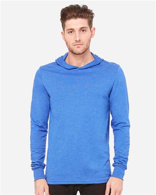 BELLA + CANVAS - Unisex Jersey Hooded Long Sleeve Tee - 3512