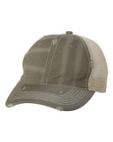 Valucap - Bounty Dirty-Washed Mesh-Back Cap - 3150S
