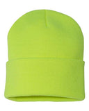 Sportsman - 12" Solid Cuffed Beanie - SP12