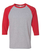 Gildan - Unisex Heavy Cotton™ Raglan Three-Quarter Sleeve T-Shirt - 5700