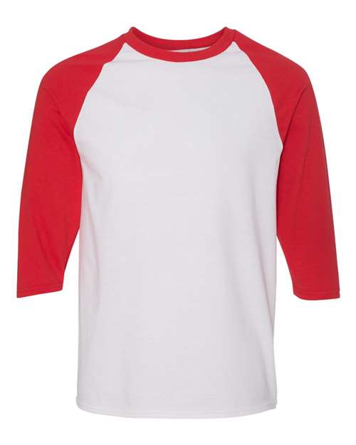 Gildan - Unisex Heavy Cotton™ Raglan Three-Quarter Sleeve T-Shirt - 5700
