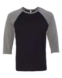 BELLA + CANVAS - Unisex Three-Quarter Sleeve Baseball Tee - 3200C