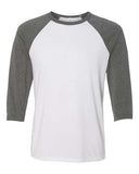 BELLA + CANVAS - Unisex Three-Quarter Sleeve Baseball Tee - 3200C