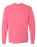 Comfort Colors - Unisex Garment-Dyed Heavyweight Long Sleeve Pocket T-Shirt - 4410
