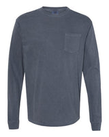 Comfort Colors - Unisex Garment-Dyed Heavyweight Long Sleeve Pocket T-Shirt - 4410