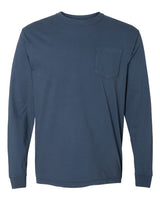 Comfort Colors - Unisex Garment-Dyed Heavyweight Long Sleeve Pocket T-Shirt - 4410