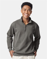 Comfort Colors - Unisex Garment-Dyed Quarter-Zip Sweatshirt - 1580