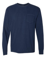 Comfort Colors - Unisex Garment-Dyed Heavyweight Long Sleeve Pocket T-Shirt - 4410