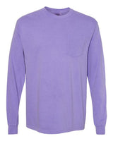 Comfort Colors - Unisex Garment-Dyed Heavyweight Long Sleeve Pocket T-Shirt - 4410
