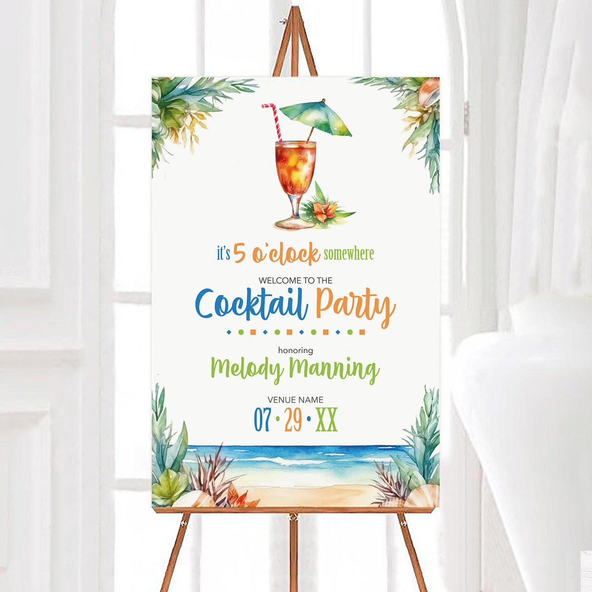 5 O'clock Somewhere Sign - goprintplus