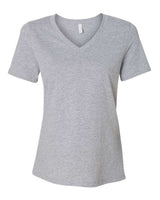 BELLA + CANVAS - Women's Relaxed Heather CVC V-Neck Tee - 6405CVC