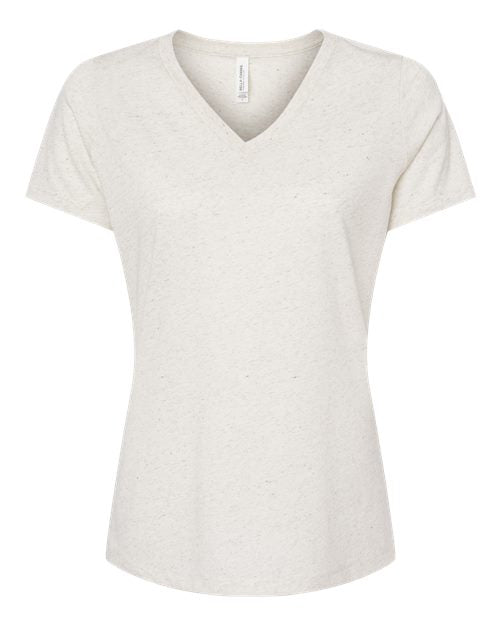 BELLA + CANVAS - Women's Relaxed Triblend V-Neck Tee - 6415