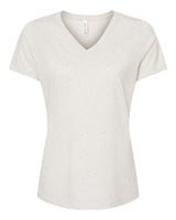 BELLA + CANVAS - Women's Relaxed Triblend V-Neck Tee - 6415
