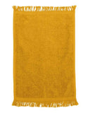 Q-Tees - Fringed Fingertip Towel - T100